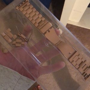 Rose Gold Apple Watch band